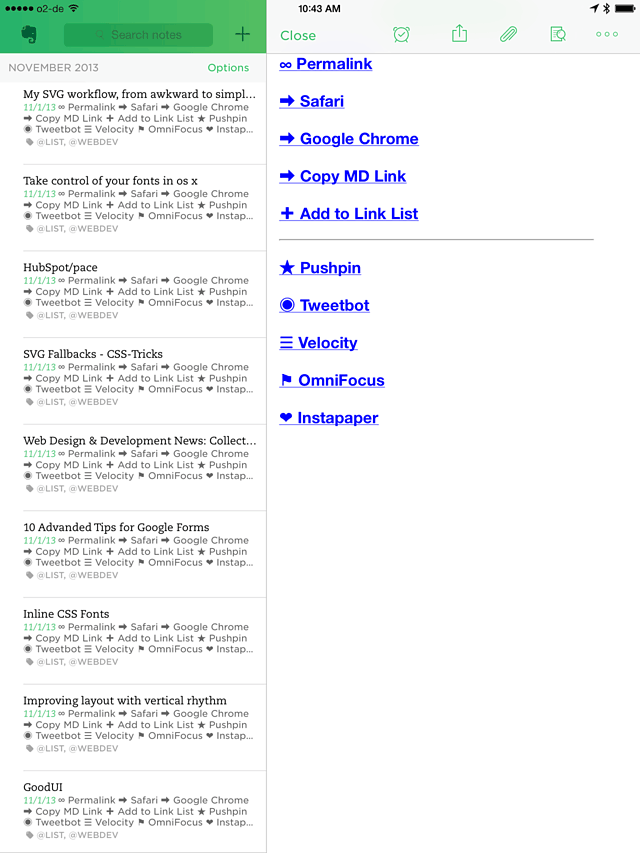 evernote converted md list