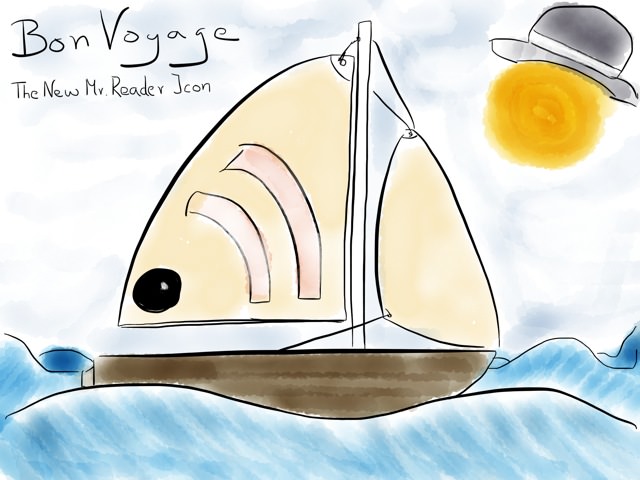 Bon Voyage - The New Mr. Reader Icon → via @_patrickwelker